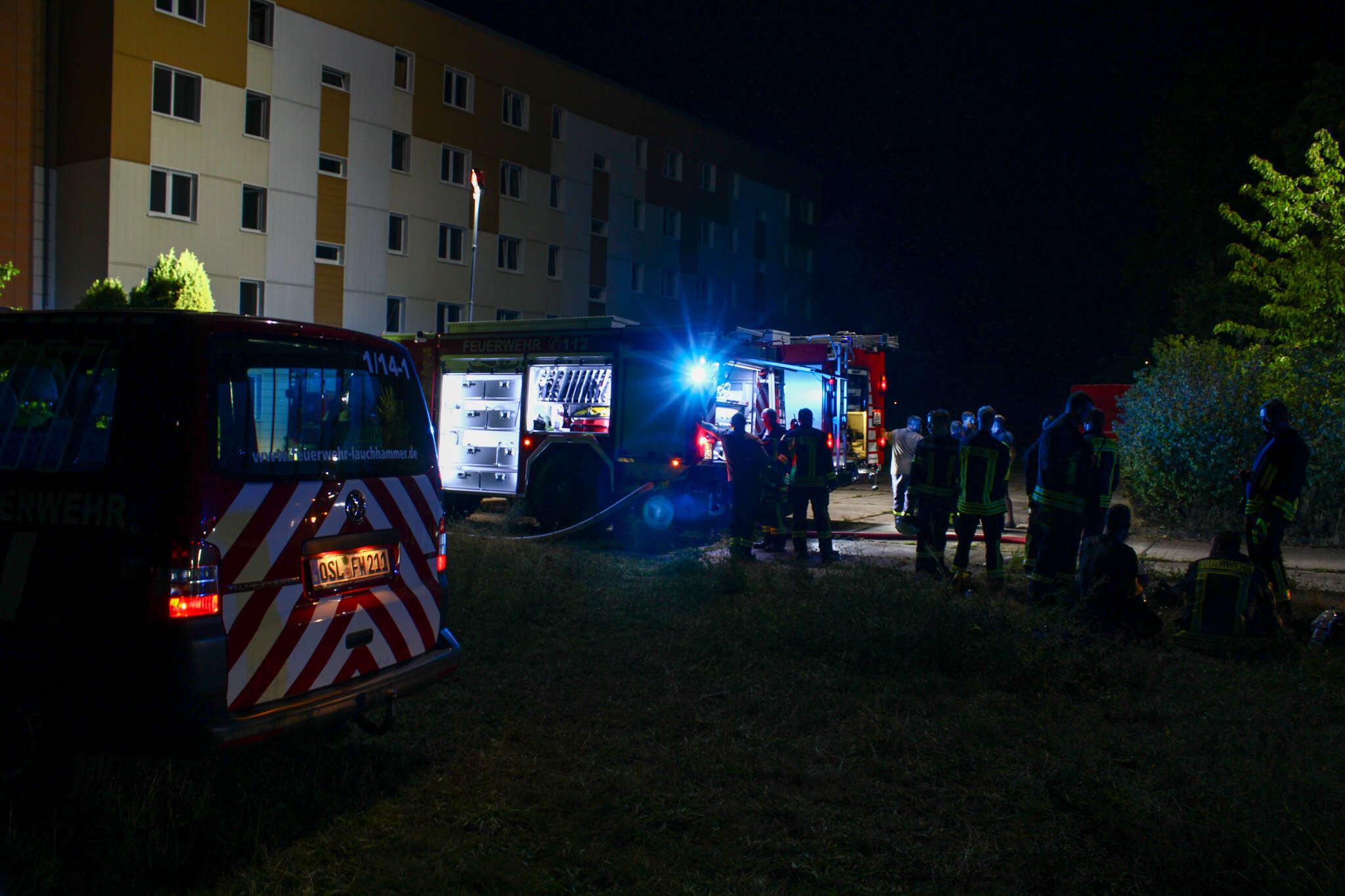 Brandstiftung In Lauchhammer Feuer In Leerstehendem Wohnblock