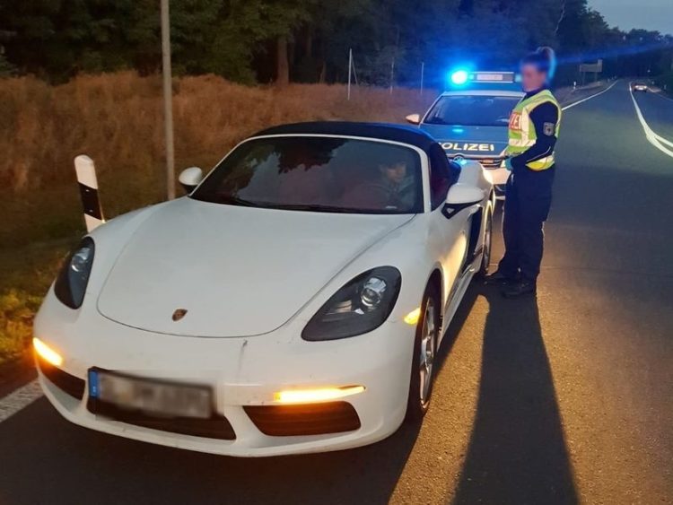 Gestohlenen Porsche bei Cottbus gestoppt