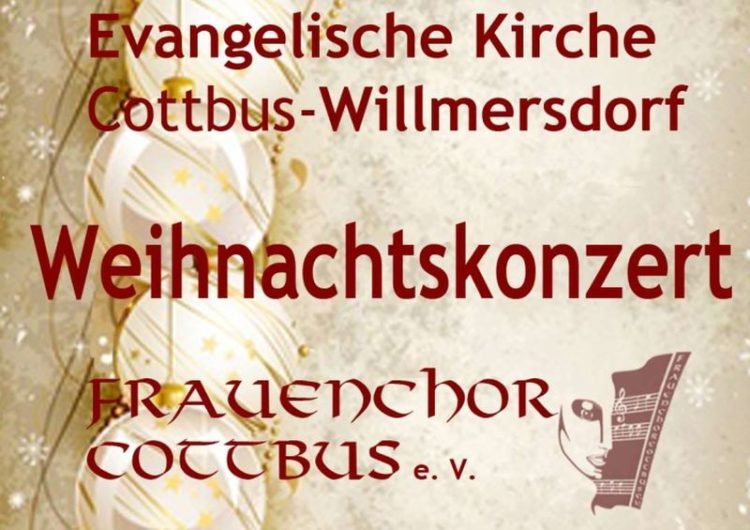 Weihnachtskonzert des Frauenchors Cottbus