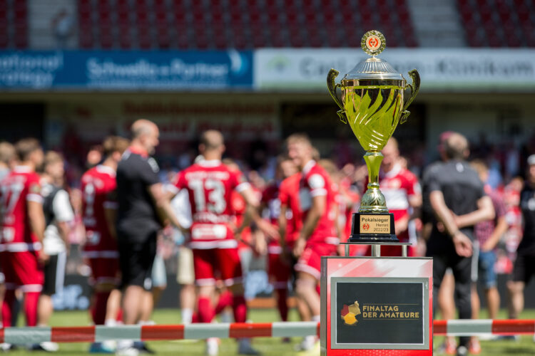 Cottbus, Deutschland 03. Juni 2023:
Landespokal Brandenburg - Finale - 2022/2023 - FC Energie Cottbus vs. FSV Luckenwalde  Im Bild: