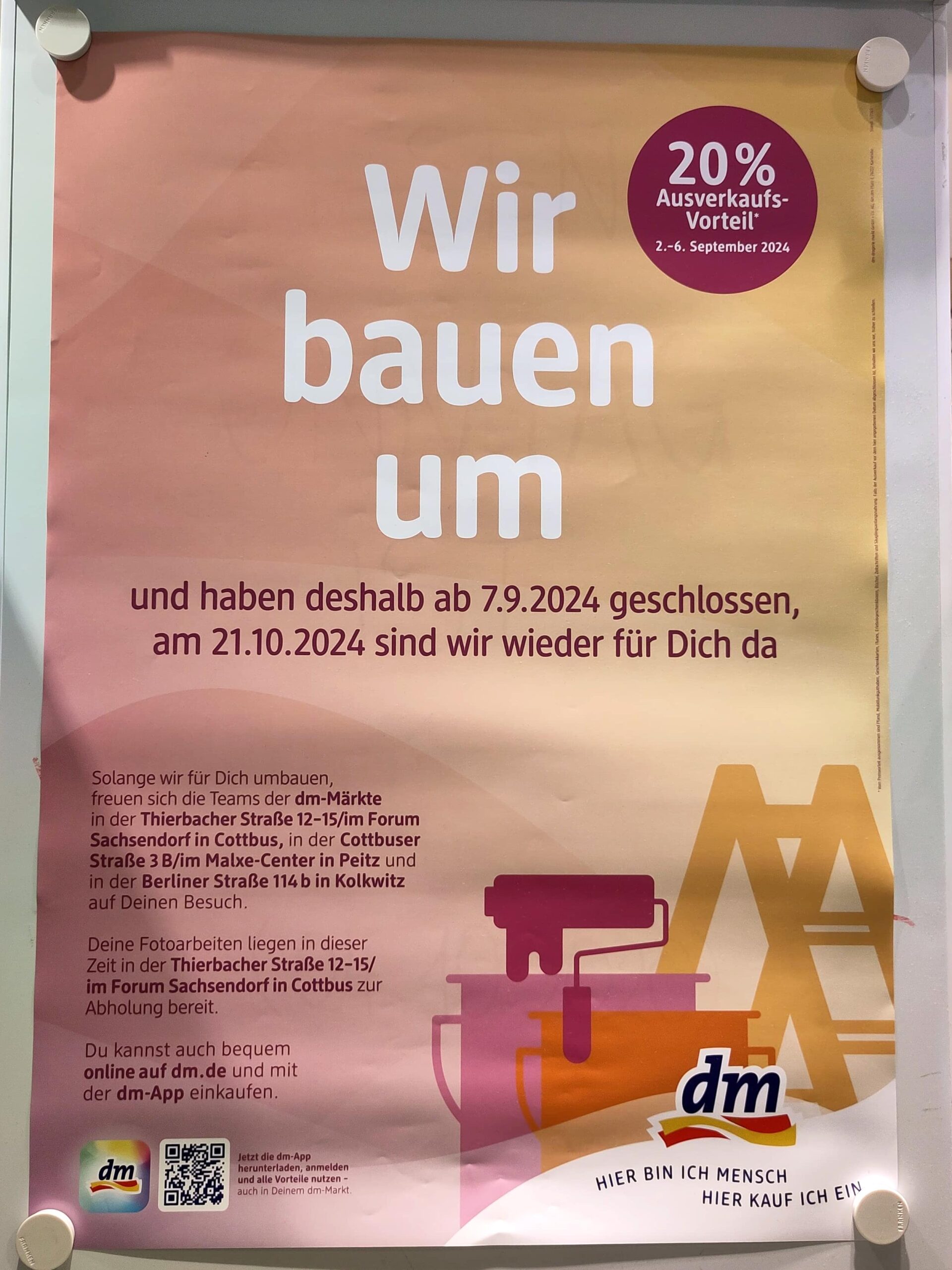 dm Markt in Cottbuser Blechen Carré Ausverkaufsrabatt