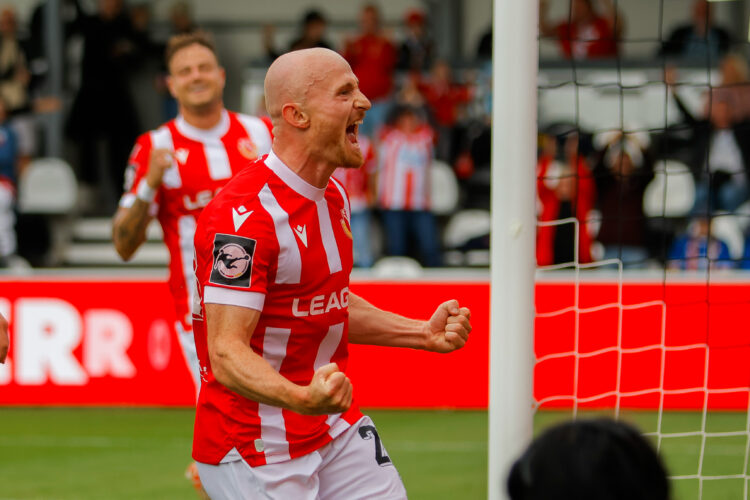 Maximilian Krauß erzielte beim 0:3 Sieg des FC Energie Cottbus beim SC Verl zwei Tore; Foto: Steve Seiffert