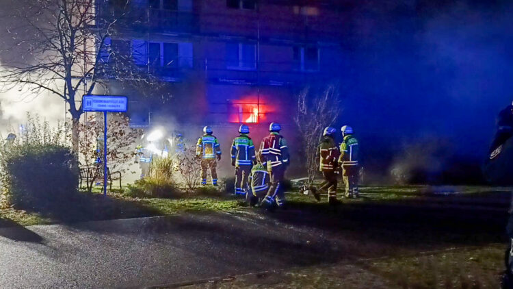 Wohnungsbrand in Cottbus; Foto: Blaulichtreport Lausitz