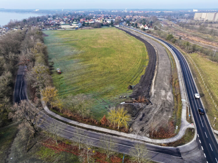 Blick auf Senftenbergs neues Wohngebiet aus der Vogelperspektive.  (Bild: Rasche/Senftenberg)